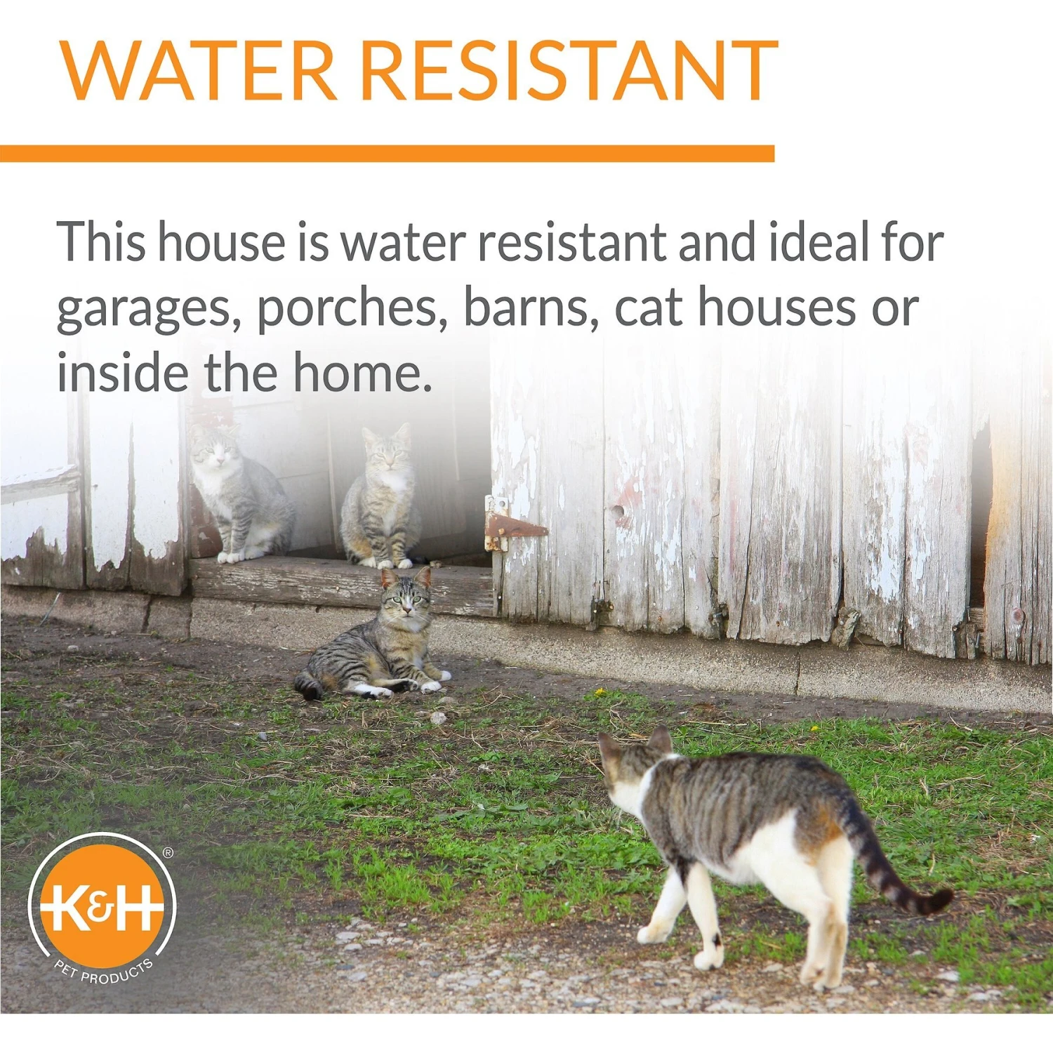 K&H Pet Products Extra-Wide Outdoor Unheated Kitty House 4 K&H Pet Products Extra-Wide Outdoor Unheated Kitty House - Image 4