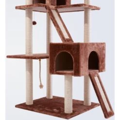 Frisco 72-in Large Base Faux Fur Cat Tree & Condo 10 Frisco 72-in Large Base Faux Fur Cat Tree & Condo -Pet Cat Supplies Store 101809 PT4. AC SS1800 V1584452718