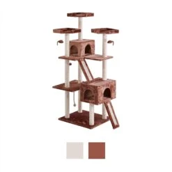 Frisco 72-in Large Base Faux Fur Cat Tree & Condo 11 Frisco 72-in Large Base Faux Fur Cat Tree & Condo -Pet Cat Supplies Store 101809 PT5. AC SS1800 V1584453202