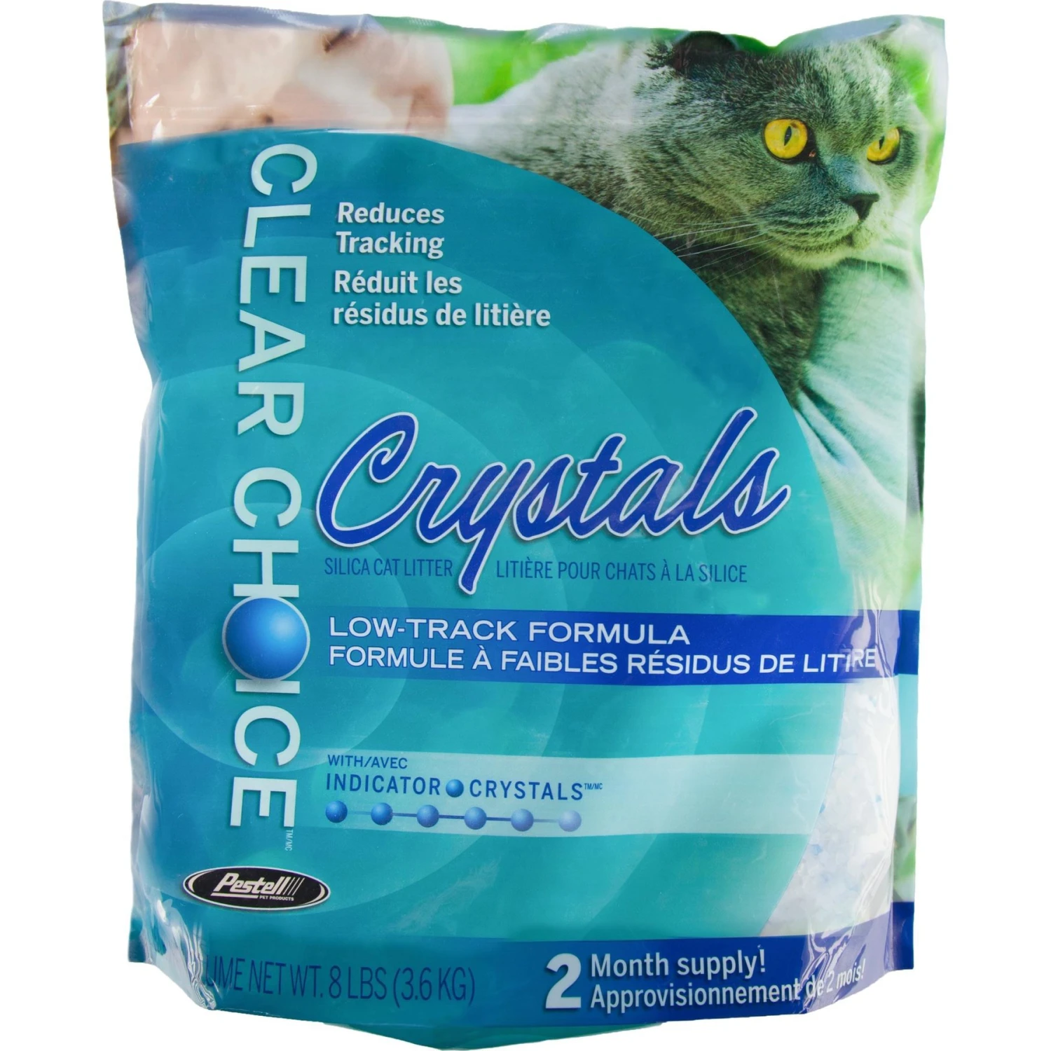 Clear Choice Silica Crystals Cat Litter, 8-lb Bag 1 Clear Choice Silica Crystals Cat Litter, 8-lb Bag