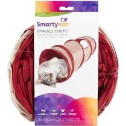 SmartyKat Crackle Chute Collapsible Tunnel Cat Toy