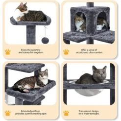 Yaheetech Multi-Level 55-in Cat Tree & Condo 10 Yaheetech Multi-Level 55-in Cat Tree & Condo -Pet Cat Supplies Store 1033022 PT3. AC SS1800 V1702673564