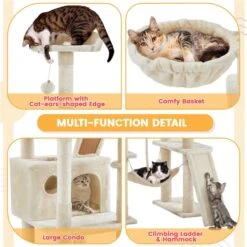 Yaheetech Multi-Level 82.5-in Cat Tree & Condo 10 Yaheetech Multi-Level 82.5-in Cat Tree & Condo -Pet Cat Supplies Store 1033078 PT3. AC SS1800 V1702673992