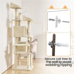 Yaheetech Multi-Level 67-in Cat Tree -Pet Cat Supplies Store 1033102 PT6. AC SS1800 V1702673991