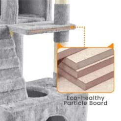 Yaheetech 72-in Plush Cat Tree & Condo -Pet Cat Supplies Store 1033214 PT5. AC SS1800 V1702673987
