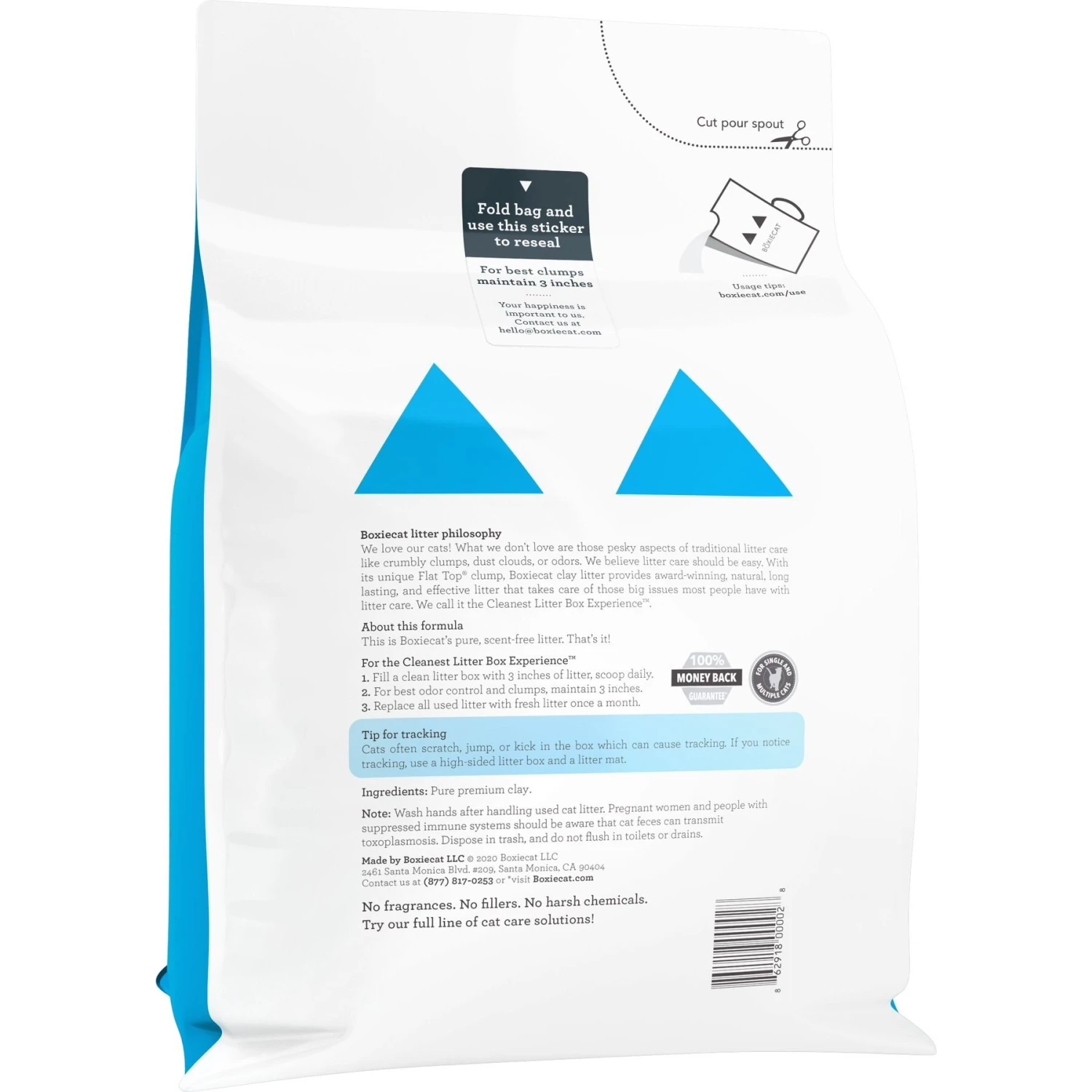 Boxiecat Premium Unscented Clumping Clay Cat Litter 2 Boxiecat Premium Unscented Clumping Clay Cat Litter - Image 2