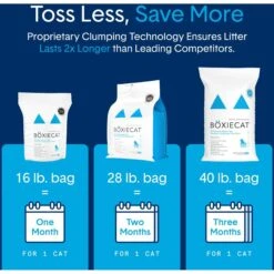 Boxiecat Premium Unscented Clumping Clay Cat Litter 15 Boxiecat Premium Unscented Clumping Clay Cat Litter -Pet Cat Supplies Store 103571 PT6. AC SS1800 V1643673743