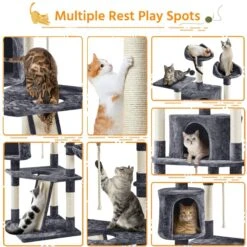 Yaheetech 79-in Plush Cat Tree & Condo -Pet Cat Supplies Store 1036326 PT3. AC SS1800 V1703798771