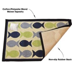 PetRageous Designs Kool Fishes Tapestry Mat -Pet Cat Supplies Store 105139 PT2. AC SS1800 V1628718421