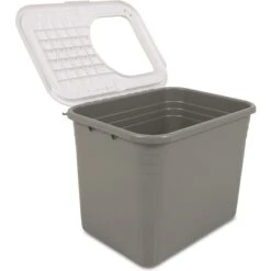 Petmate Top Entry Litter Pan -Pet Cat Supplies Store 105471 PT2. AC SS1800 V1536765303