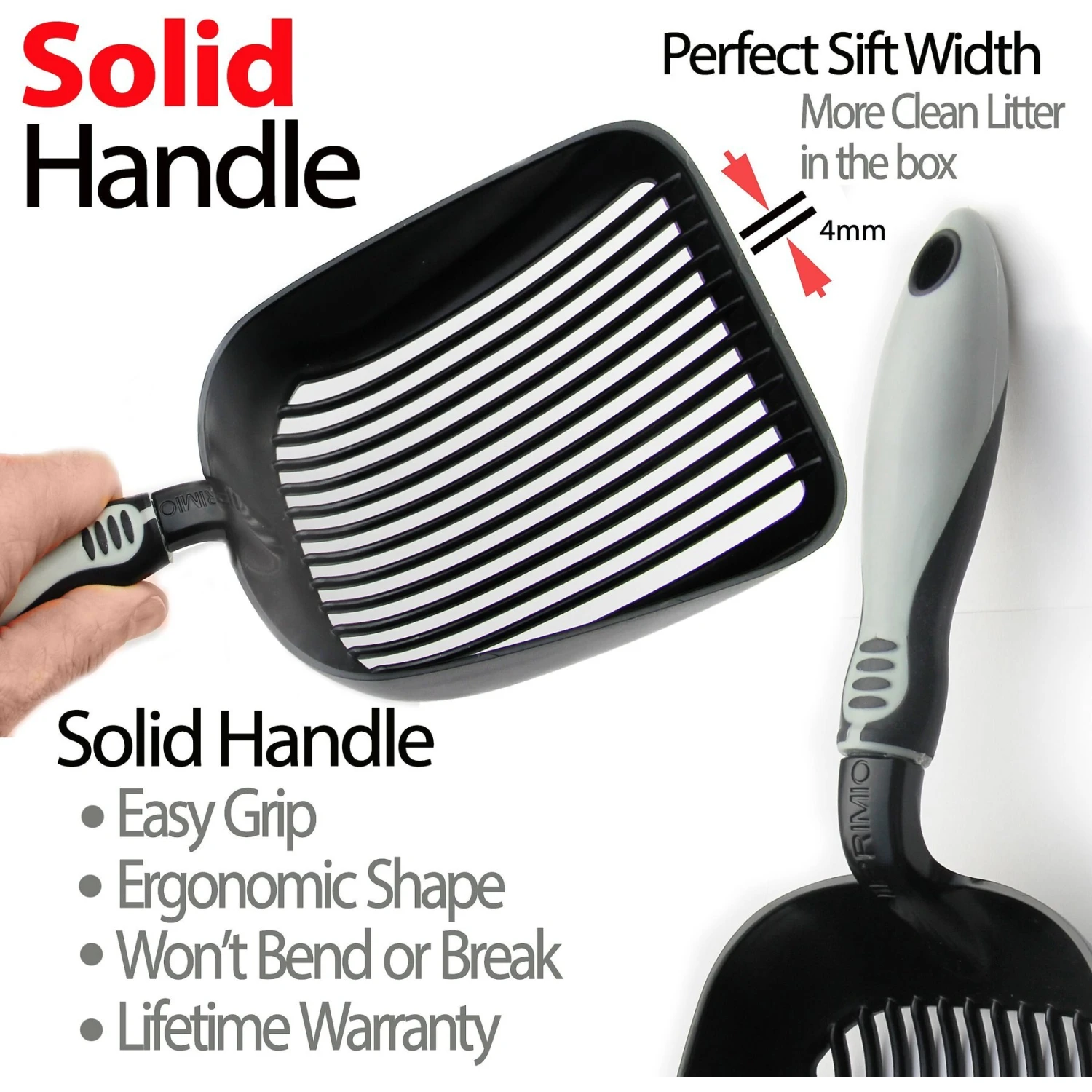 IPrimio Sifter With Non-Stick Litter Scooper 3 IPrimio Sifter With Non-Stick Litter Scooper - Image 3