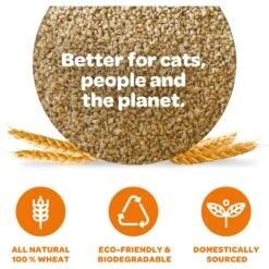 SWheat Scoop Premium+ Unscented Natural Clumping Wheat Cat Litter -Pet Cat Supplies Store 107357 PT3. AC SS1800 V1667518089