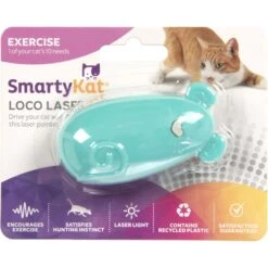 SmartyKat Loco Laser Cat Toy, Color Varies 12 SmartyKat Loco Laser Cat Toy, Color Varies -Pet Cat Supplies Store 107597 PT3. AC SS1800 V1700689301
