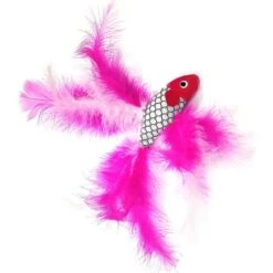 Pet Fit For Life 2 Fish Feather Wand Cat Toy -Pet Cat Supplies Store 109324 PT5. AC SS1800 V1589320666