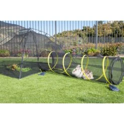 Outback Jack Kitty Compound Cat Playpen Tent & Tunnel -Pet Cat Supplies Store 111178 PT5. AC SS1800 V1561726941