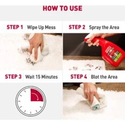 Nature's Miracle Advanced Cat Enzymatic Stain Remover & Odor Eliminator Spray, 32-oz Bottle -Pet Cat Supplies Store 115421 PT3. AC SS1800 V1701453340