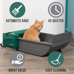 Pet Zone Smart Scoop Automatic Self-Cleaning Cat Litter Box 11 Pet Zone Smart Scoop Automatic Self-Cleaning Cat Litter Box -Pet Cat Supplies Store 115602 PT2. AC SS1800 V1622572973
