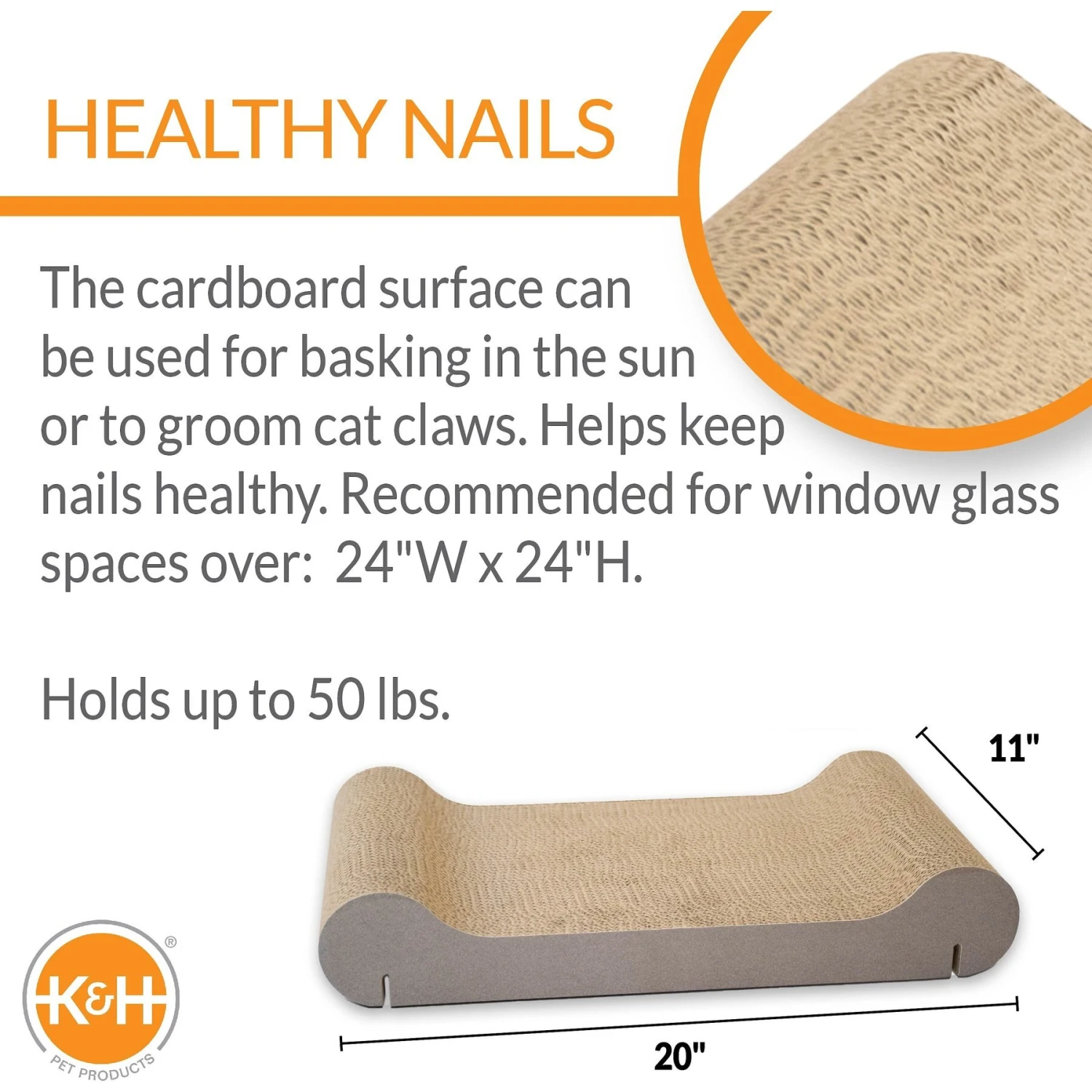 K&H Pet Products EZ Mount Window Scratcher Kitty Sill 2 K&H Pet Products EZ Mount Window Scratcher Kitty Sill - Image 2