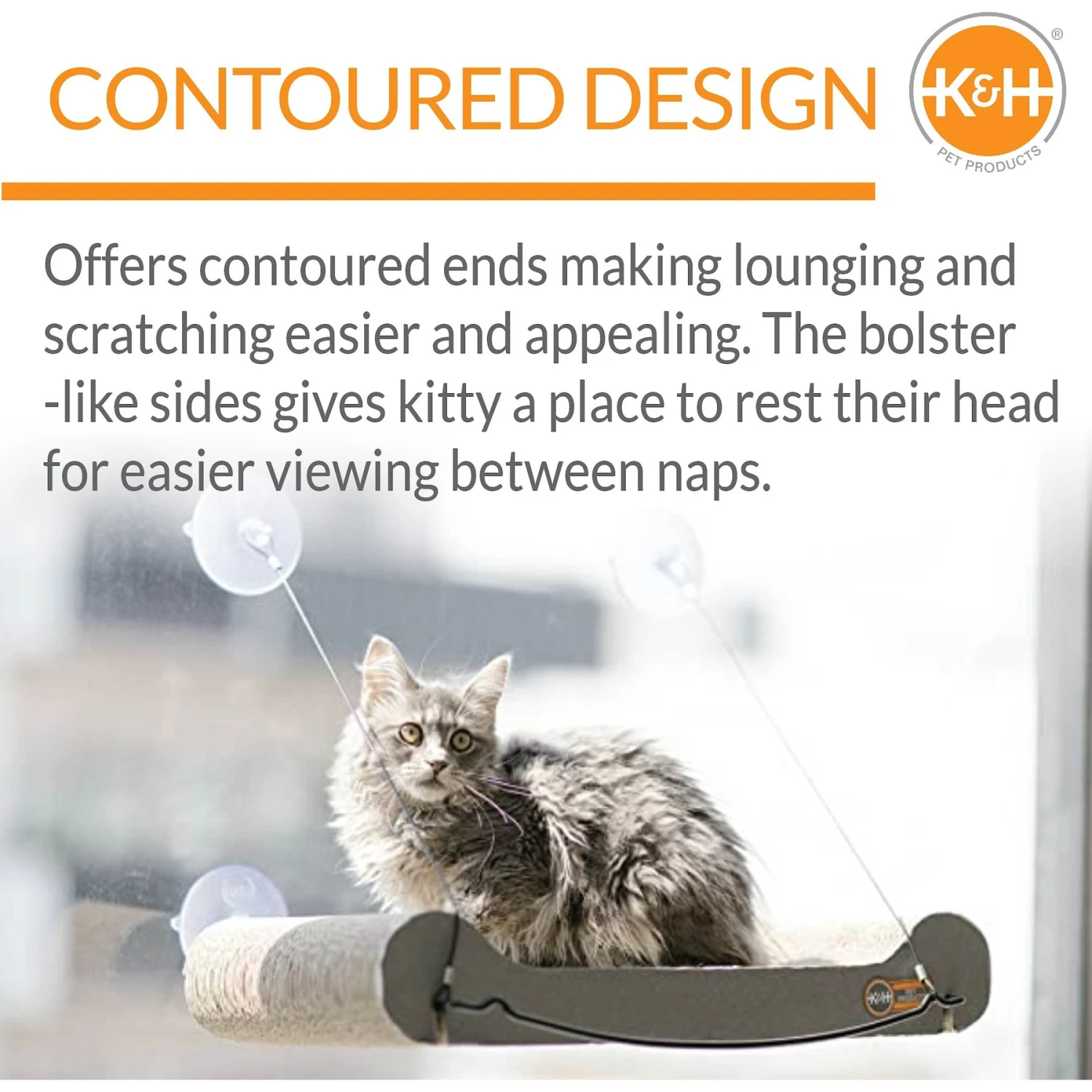 K&H Pet Products EZ Mount Window Scratcher Kitty Sill 4 K&H Pet Products EZ Mount Window Scratcher Kitty Sill - Image 4