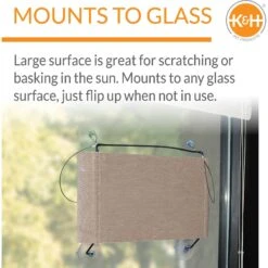 K&H Pet Products EZ Mount Window Scratcher Kitty Sill Cradle 10 K&H Pet Products EZ Mount Window Scratcher Kitty Sill Cradle -Pet Cat Supplies Store 121335 PT2. AC SS1800 V1620838127