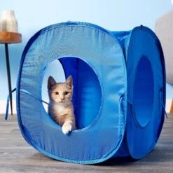 HDP Pop Open Collapsible Cat Play Cube -Pet Cat Supplies Store 125929 PT5. AC SS1800 V1527271641