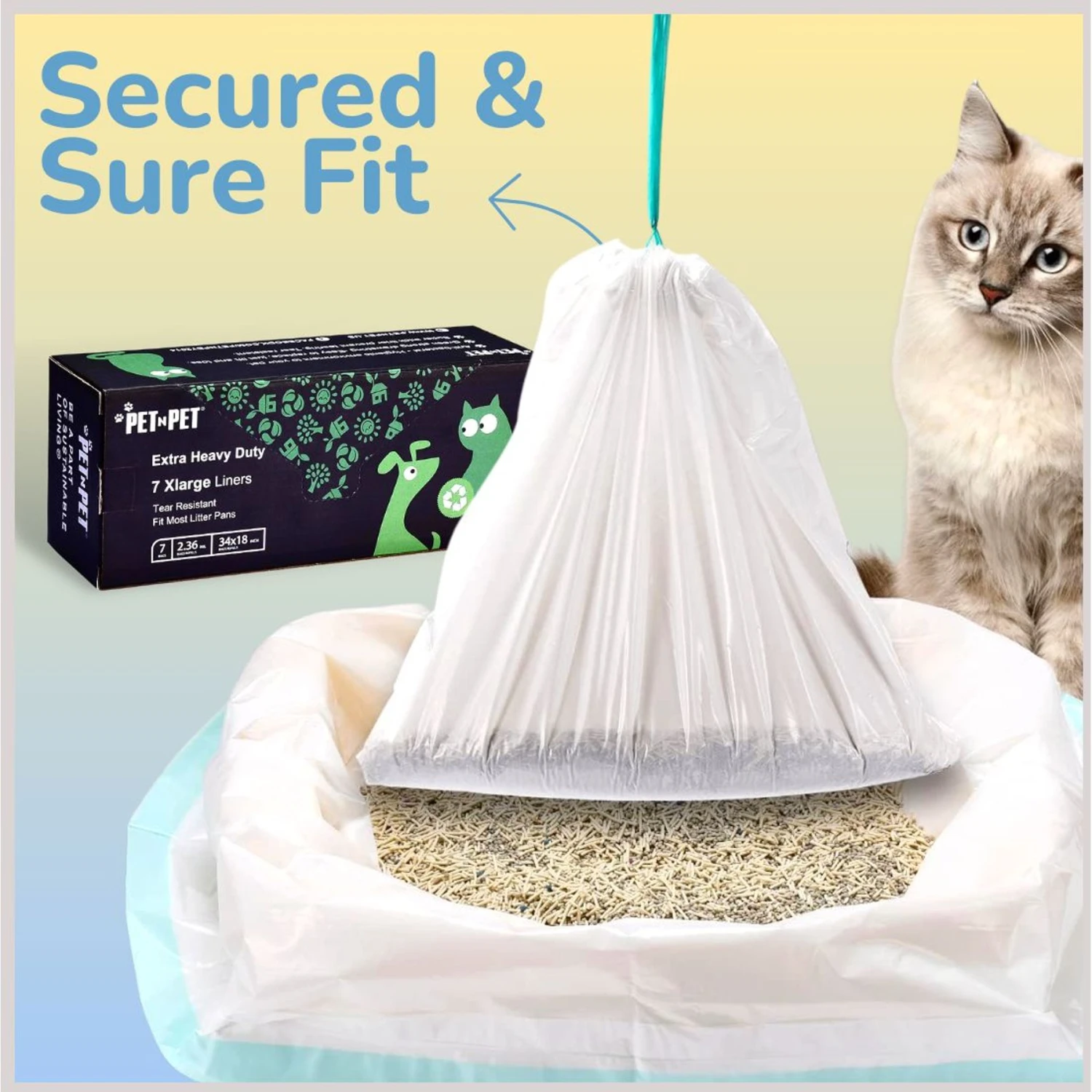 PET N PET Cat Litter Box Liners 3 PET N PET Cat Litter Box Liners - Image 3