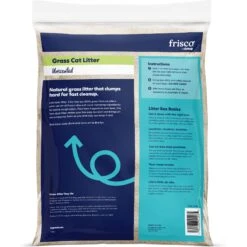 Frisco Natural Unscented Clumping Grass Cat Litter -Pet Cat Supplies Store 132396 PT2. AC SS1800 V1657655411