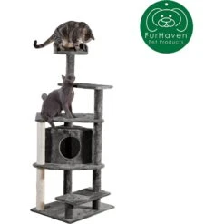 Tiger Tough Platform House Playground 59.8-in Faux Fur Cat Tree & Condo 11 Tiger Tough Platform House Playground 59.8-in Faux Fur Cat Tree & Condo -Pet Cat Supplies Store 140766 PT3. AC SS1800 V1618279936