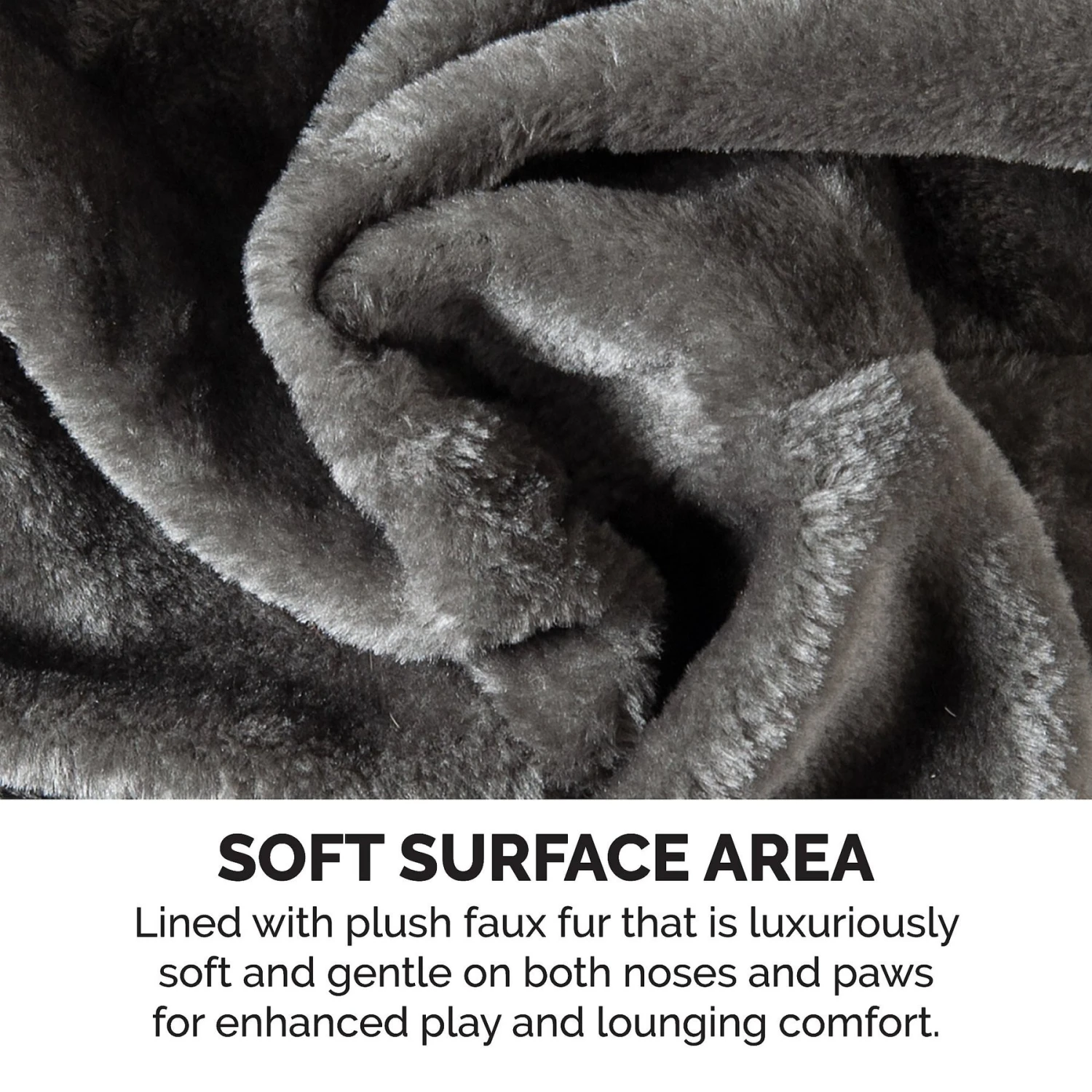 Tiger Tough Platform House Playground 59.8-in Faux Fur Cat Tree & Condo 8 Tiger Tough Platform House Playground 59.8-in Faux Fur Cat Tree & Condo - Image 8