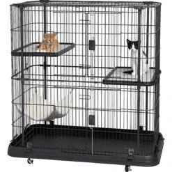 Prevue Pet Products Deluxe Cat Cage Playpen -Pet Cat Supplies Store 143768 PT8. AC SS1800 V1521058468