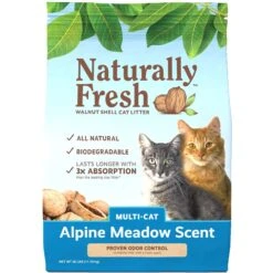 Naturally Fresh Alpine Meadow Scented Clumping Walnut Cat Litter