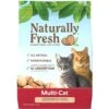 Naturally Fresh Multi-Cat Unscented Clumping Walnut Cat Litter