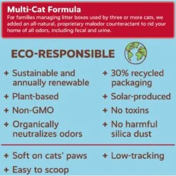 Naturally Fresh Multi-Cat Unscented Clumping Walnut Cat Litter -Pet Cat Supplies Store 144725 PT4. AC SS1800 V1595956899