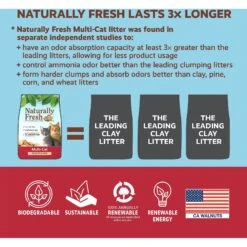 Naturally Fresh Multi-Cat Unscented Clumping Walnut Cat Litter -Pet Cat Supplies Store 144725 PT7. AC SS1800 V1595963021