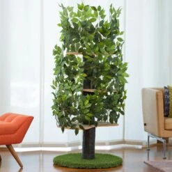 On2Pets 60-in Large Round Modern Cat Tree 15 On2Pets 60-in Large Round Modern Cat Tree -Pet Cat Supplies Store 145312 PT6. AC SS1800 V1671029935