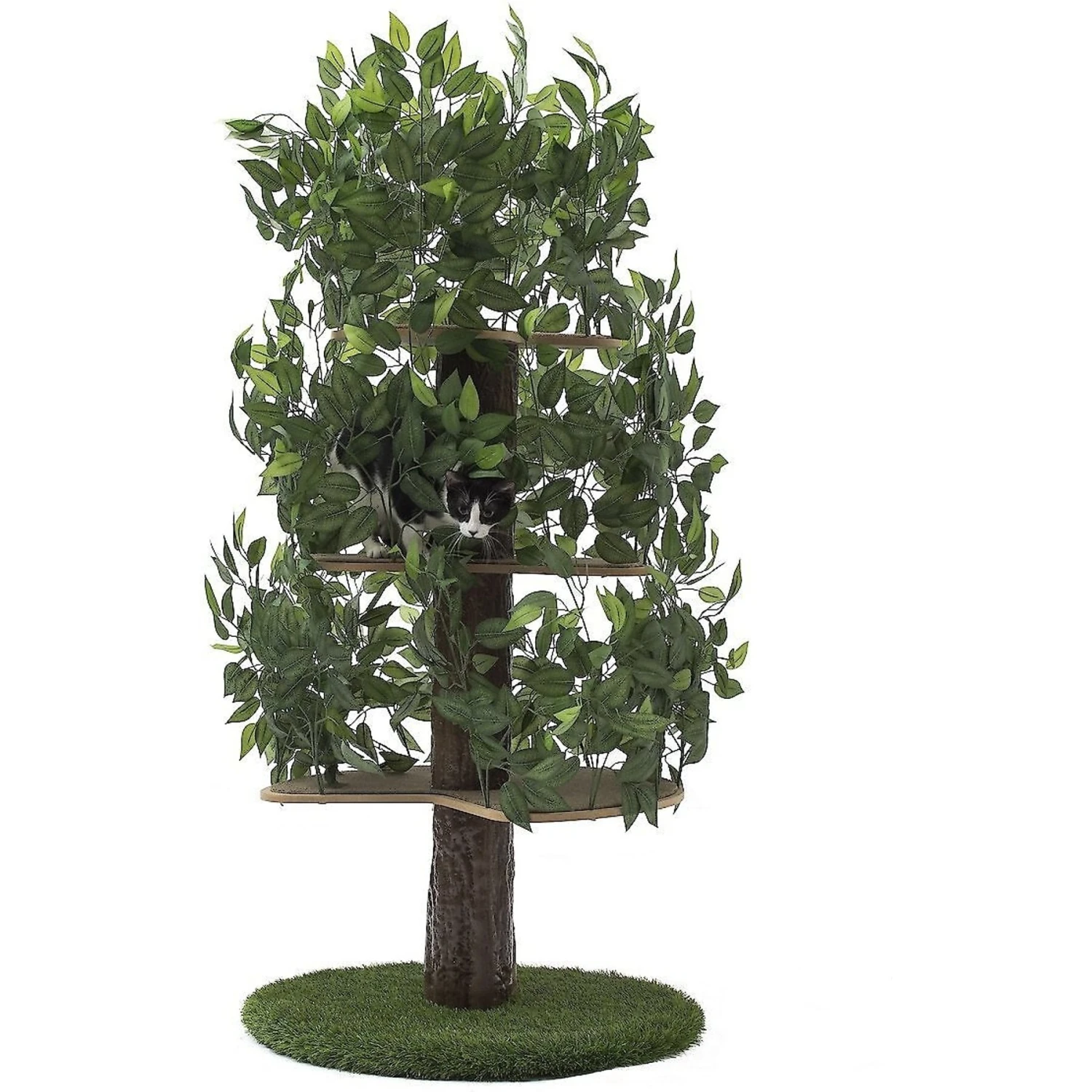 On2Pets 60-in Large Round Modern Cat Tree 9 On2Pets 60-in Large Round Modern Cat Tree - Image 9