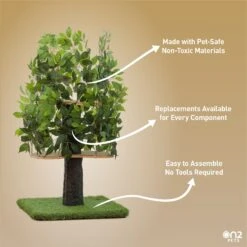 On2Pets 48-in Medium Square Modern Cat Tree -Pet Cat Supplies Store 145316 PT4. AC SS1800 V1671027757