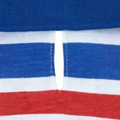 Frisco Striped Dog & Cat Polo Shirt, Red & Blue -Pet Cat Supplies Store 153590 PT4. AC SS1800 V1624902163