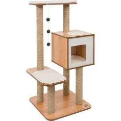 Vesper High Base 47.8-in Modern Cat Tree & Condo -Pet Cat Supplies Store 154197 PT3. AC SS1800 V1627686145