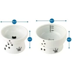 Necoichi Ceramic Elevated Cat Food & Water Bowl Set 9 Necoichi Ceramic Elevated Cat Food & Water Bowl Set -Pet Cat Supplies Store 154902 PT3. AC SS1800 V1542038813