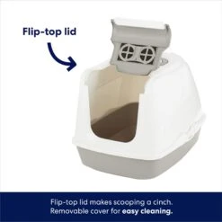 Frisco Flip Top Hooded Cat Litter Box, Gray, Large, 22-in 8 Frisco Flip Top Hooded Cat Litter Box, Gray, Large, 22-in -Pet Cat Supplies Store 155654 PT3. AC SS1800 V1675279989
