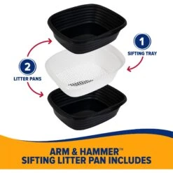 Arm & Hammer Sifting Cat Litter Pan -Pet Cat Supplies Store 156367 PT4. AC SS1800 V1659634822