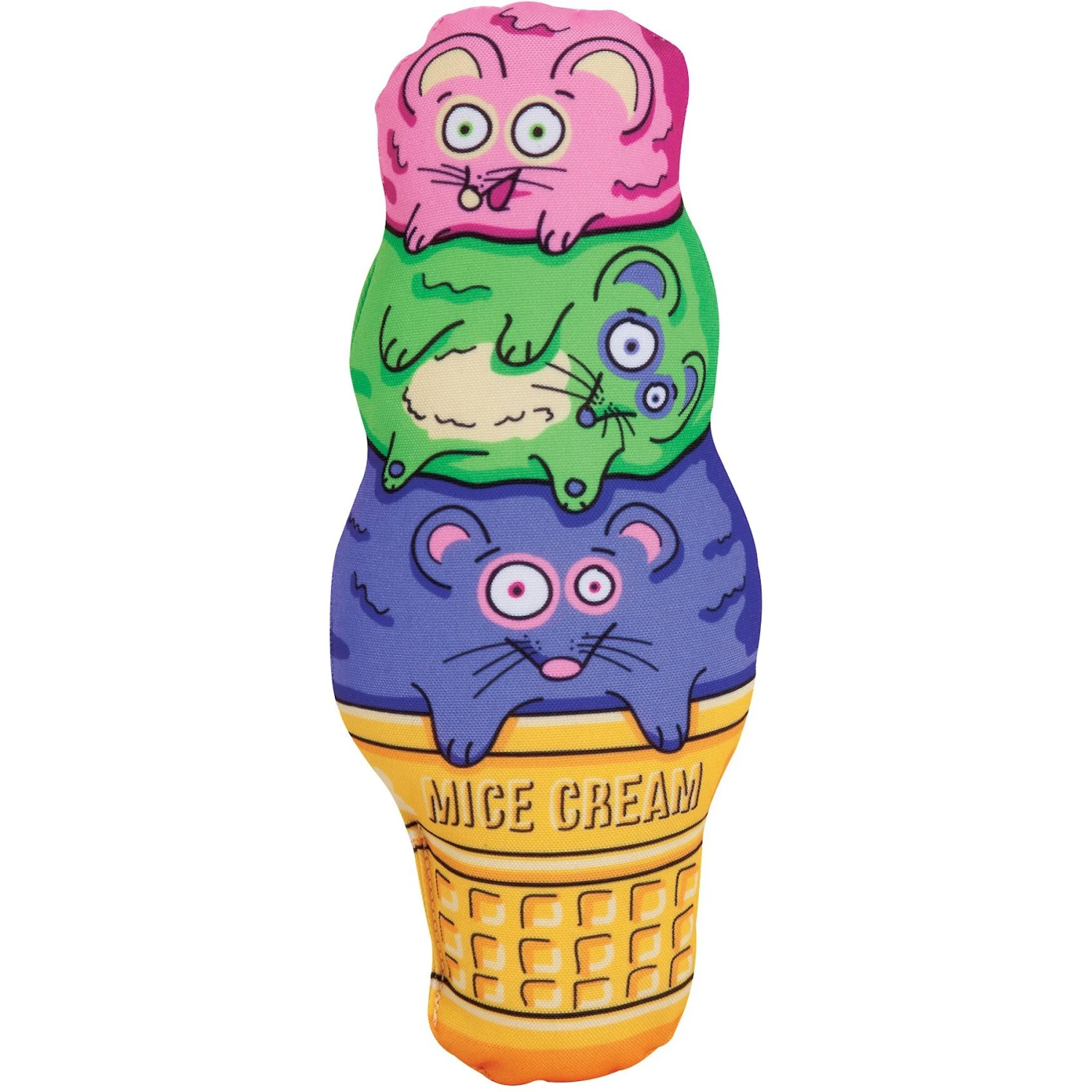 Fat Cat Kitty Kickz Mice Cream Cone Cat Toy 1 Fat Cat Kitty Kickz Mice Cream Cone Cat Toy