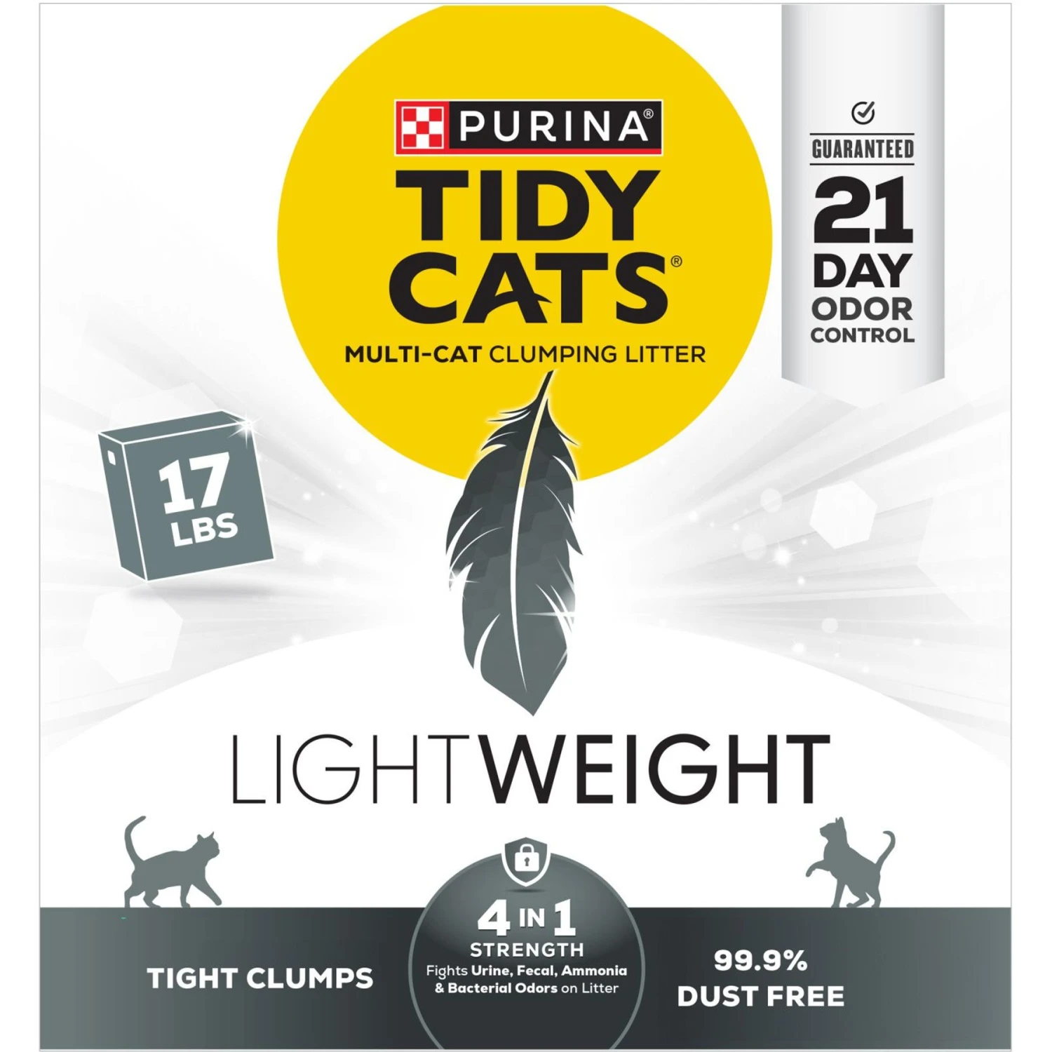 Tidy Cats Lightweight 4-in-1 Scented Clumping Clay Cat Litter 1 Tidy Cats Lightweight 4-in-1 Scented Clumping Clay Cat Litter