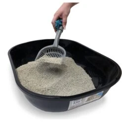 Fresh Kitty Large Deluxe Cat Litter Scoop With Waste Bag Handle -Pet Cat Supplies Store 166726 PT5. AC SS1800 V1556134348