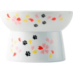 Necoichi Raised Cat Food Bowl, Sakura -Pet Cat Supplies Store 169391 PT2. AC SS1800 V1649358119