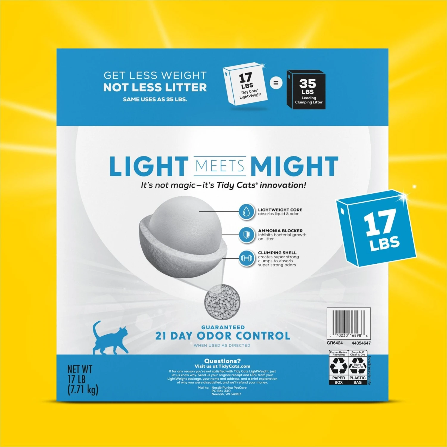 Tidy Cats Lightweight Instant Action Scented Clumping Clay Cat Litter 3 Tidy Cats Lightweight Instant Action Scented Clumping Clay Cat Litter - Image 3