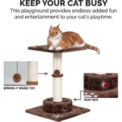 Tiger Tough Scratching Post 22.5-in Faux Fur Cat Tree -Pet Cat Supplies Store 173194 PT4. AC SS1800 V1618276924