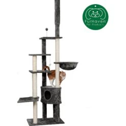 Tiger Tough Skyscraper Floor-to-Ceiling Faux Fur Cat Tree & Condo 12 Tiger Tough Skyscraper Floor-to-Ceiling Faux Fur Cat Tree & Condo -Pet Cat Supplies Store 176086 PT3. AC SS1800 V1618278736