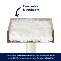 Frisco 62-in Modern Cat Tree & Condo -Pet Cat Supplies Store 177901 PT4. AC SS1800 V1667227997